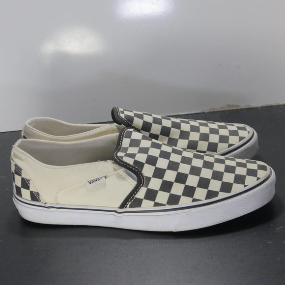 Vans Shoes - VANS Classic Slip On Low Size 11 Womens 006039 Black White Checkerboard Sneakers